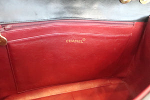 CHANEL/シャネル デカマトラッセシングルフラップチェーンショルダーバッグ ラムスキン ブラック/ゴールド金具 ショルダーバッグ 600050157