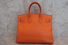 将图片加载到图库查看器，HERMES BIRKIN 35 Epsom leather Orange □I刻印 Hand bag 600100172
