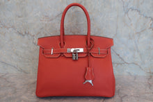 画像をギャラリービューアに読み込む, HERMES／エルメス バーキン30 トゴ サンギーヌ □O刻印 ハンドバッグ 800020135
