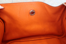 画像をギャラリービューアに読み込む, HERMES／エルメス リンディ34 トリヨンクレマンス オレンジ □M刻印 ショルダーバッグ 700090073

