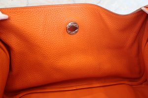 HERMES／エルメス リンディ34 トリヨンクレマンス オレンジ □M刻印 ショルダーバッグ 700090073