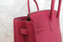 將圖片載入圖庫檢視器 HERMES／エルメス バーキン25 トゴ ルビー □N刻印 ハンドバッグ 700060001

