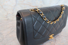 画像をギャラリービューアに読み込む, CHANEL/シャネル ダイアナマトラッセチェーンショルダーバッグ ラムスキン ブラック/ゴールド金具 ショルダーバッグ 700080053
