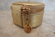 Load image into Gallery viewer, CHANEL CC mark Jewelry Case Lambskin Gold/Gold hadware Pouch 2905216
