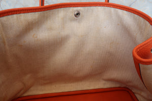 HERMES／エルメス ガーデンパーティPM ネゴンダ オレンジポピー □R刻印 トートバッグ 700030103