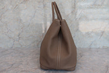 将图片加载到图库查看器，HERMES GARDEN PARTY PM Negonda leather Etoupe gray □M刻印 Tote bag 600060213
