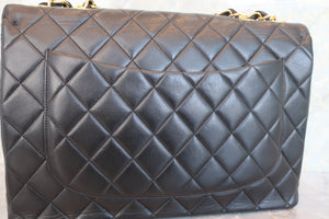CHANEL/シャネル 中マトラッセシングルフラップチェーンショルダーバッグ ラムスキン ブラック/ゴールド金具 ショルダーバッグ 700080059