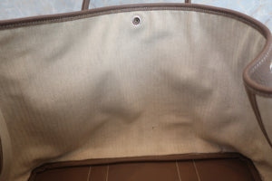 HERMES GARDEN PARTY PM Negonda leather Etoupe gray □M刻印 Tote bag 600060213