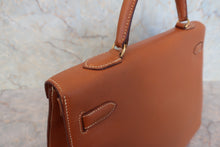 将图片加载到图库查看器，HERMES KELLY 35 Graine Couchevel leather Gold 〇T刻印 Shoulder bag 800090222
