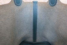 将图片加载到图库查看器，HERMES PICOTIN LOCK PM Clemence leather Blue jean □P刻印 Hand bag 800020118
