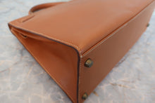 将图片加载到图库查看器，HERMES KELLY 35 Graine Couchevel leather Gold 〇T刻印 Shoulder bag 800090222
