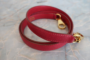 HERMES／エルメス ボリード35 クシュベル ルージュヴィフ 〇W刻印 ショルダーバッグ 700040244