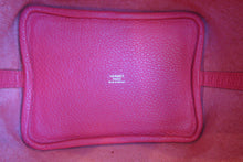 将图片加载到图库查看器，HERMES PICOTIN LOCK PM Clemence leather Rose extreme D刻印 Hand bag 700050227
