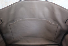 Load image into Gallery viewer, HERMES BIRKIN 35 Clemence leather Gris asphalt A Engraving Hand bag 600050152
