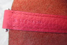 将图片加载到图库查看器，HERMES PICOTIN LOCK PM Clemence leather Rose extreme D刻印 Hand bag 700050227

