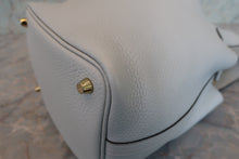 將圖片載入圖庫檢視器 HERMES／エルメス ピコタンロックＰＭ トリヨンクレマンス ブルーペール Z刻印 ハンドバッグ 700090097
