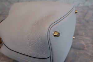 HERMES／エルメス ピコタンロックＰＭ トリヨンクレマンス ブルーペール Z刻印 ハンドバッグ 700090097
