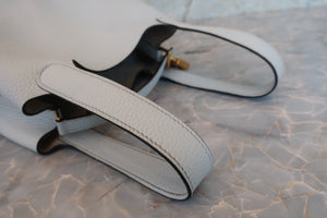 HERMES／エルメス ピコタンロックＰＭ トリヨンクレマンス ブルーペール Z刻印 ハンドバッグ 700090097