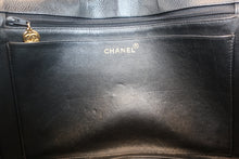 画像をギャラリービューアに読み込む, CHANEL/シャネル 中マトラッセシングルフラップチェーンショルダーバッグ キャビアスキン ブラック/ゴールド金具 ショルダーバッグ 700040129
