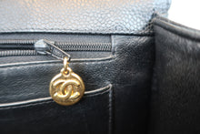 画像をギャラリービューアに読み込む, CHANEL/シャネル 中マトラッセシングルフラップチェーンショルダーバッグ キャビアスキン ブラック/ゴールド金具 ショルダーバッグ 700040129
