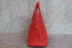 HERMES／エルメス ボリード35 トリヨンクレマンス ルージュピヴォワンヌ □R刻印 ショルダーバッグ 700090131