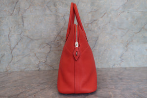 HERMES／エルメス ボリード35 トリヨンクレマンス ルージュピヴォワンヌ □R刻印 ショルダーバッグ 700090131