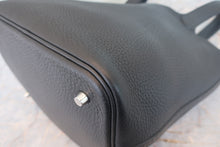 将图片加载到图库查看器，HERMES PICOTIN LOCK MM Clemence leather Black A刻印 Hand bag 800060210

