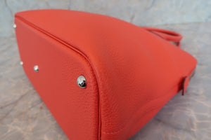 HERMES／エルメス ボリード35 トリヨンクレマンス ルージュピヴォワンヌ □R刻印 ショルダーバッグ 700090131