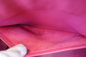 HERMES BIRKIN 25 Lizard Fuschia pink □J Engraving Hand bag 600050165