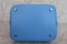 將圖片載入圖庫檢視器 HERMES／エルメス ピコタンロックタッチＭＭ トリヨンクレマンス/ヴォースイフト ブルーパラダイス T刻印 ハンドバッグ 700060288
