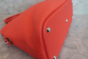 HERMES／エルメス ボリード35 トリヨンクレマンス ルージュピヴォワンヌ □R刻印 ショルダーバッグ 700090131