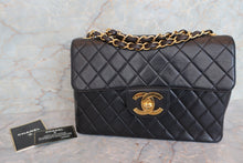 画像をギャラリービューアに読み込む, CHANEL/シャネル 中マトラッセシングルフラップチェーンショルダーバッグ ラムスキン ブラック/ゴールド金具 ショルダーバッグ 700030142
