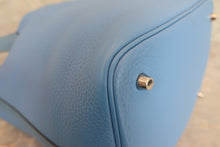 將圖片載入圖庫檢視器 HERMES／エルメス ピコタンロックタッチＭＭ トリヨンクレマンス/ヴォースイフト ブルーパラダイス T刻印 ハンドバッグ 700060288
