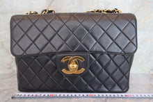 画像をギャラリービューアに読み込む, CHANEL/シャネル 中マトラッセシングルフラップチェーンショルダーバッグ ラムスキン ブラック/ゴールド金具 ショルダーバッグ 700030142
