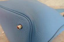 將圖片載入圖庫檢視器 HERMES／エルメス ピコタンロックタッチＭＭ トリヨンクレマンス/ヴォースイフト ブルーパラダイス T刻印 ハンドバッグ 700060288
