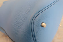 將圖片載入圖庫檢視器 HERMES／エルメス ピコタンロックタッチＭＭ トリヨンクレマンス/ヴォースイフト ブルーパラダイス T刻印 ハンドバッグ 700060288

