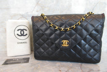 画像をギャラリービューアに読み込む, CHANEL/シャネル マトラッセチェーンショルダーバッグ ラムスキン ブラック/ゴールド金具 ショルダーバッグ 700060114
