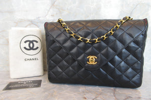 CHANEL/シャネル マトラッセチェーンショルダーバッグ ラムスキン ブラック/ゴールド金具 ショルダーバッグ 700060114