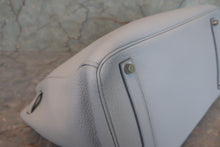画像をギャラリービューアに読み込む, HERMES／エルメス バーキン35 トリヨンクレマンス グレー/マットシルバー金具 □E刻印 ハンドバッグ 700070264

