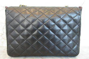 CHANEL/シャネル マトラッセチェーンショルダーバッグ ラムスキン ブラック/ゴールド金具 ショルダーバッグ 700060114