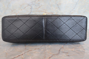 CHANEL/シャネル 中マトラッセシングルフラップチェーンショルダーバッグ ラムスキン ブラック/ゴールド金具 ショルダーバッグ 700030142