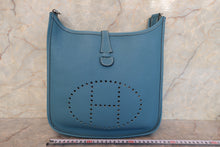 画像をギャラリービューアに読み込む, HERMES／エルメス エブリン2ＰＭ トリヨンクレマンス ブルージーン □I刻印 ショルダーバッグ 700100109
