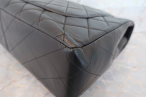 CHANEL/シャネル 中マトラッセシングルフラップチェーンショルダーバッグ ラムスキン ブラック/ゴールド金具 ショルダーバッグ 700030142