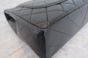 CHANEL/シャネル 中マトラッセシングルフラップチェーンショルダーバッグ ラムスキン ブラック/ゴールド金具 ショルダーバッグ 700030142
