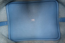 將圖片載入圖庫檢視器 HERMES／エルメス ピコタンロックタッチＭＭ トリヨンクレマンス/ヴォースイフト ブルーパラダイス T刻印 ハンドバッグ 700060288
