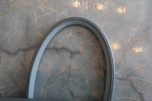 HERMES／エルメス バーキン35 トリヨンクレマンス グレー/マットシルバー金具 □E刻印 ハンドバッグ 700070264