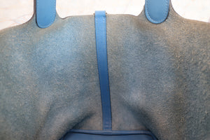 HERMES／エルメス ピコタンロックタッチＭＭ トリヨンクレマンス/ヴォースイフト ブルーパラダイス T刻印 ハンドバッグ 700060288