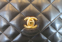 画像をギャラリービューアに読み込む, CHANEL/シャネル マトラッセチェーンショルダーバッグ ラムスキン ブラック/ゴールド金具 ショルダーバッグ 700060114

