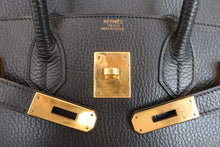 画像をギャラリービューアに読み込む, ＨERMES／エルメス バーキン30 アルデンヌ ブラック □B刻印 ハンドバッグ 800080015
