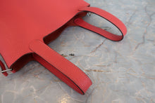 将图片加载到图库查看器，HERMES PICOTIN LOCK PM Clemence leather Rouge pivoine T Engraving Hand bag 800060159
